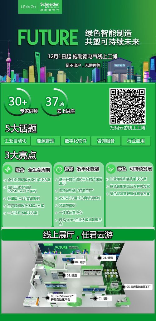 數字賦能，智在工博 施耐德電氣以數字內容服務，加速工業邁向綠色智能制造